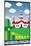 Mushroom Kingdom Retro Travel Poster-null-Mounted Poster