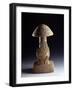 Mushroom Sculpture with a Stylized Snake-null-Framed Giclee Print