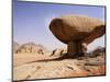 Mushroom shaped rock formation in Wadi Rum National Park-O. and E. Alamany and Vicens-Mounted Photographic Print