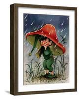 Mushroom Shelter - Jack & Jill-Ruth Bendel-Framed Giclee Print