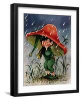 Mushroom Shelter - Jack & Jill-Ruth Bendel-Framed Giclee Print