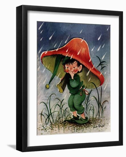 Mushroom Shelter - Jack & Jill-Ruth Bendel-Framed Giclee Print