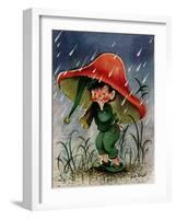 Mushroom Shelter - Jack & Jill-Ruth Bendel-Framed Giclee Print