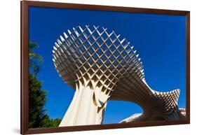 Mushroom structure, Metropol Parasol, Plaza De La Encarnacion, Seville, Andalusia, Spain-null-Framed Photographic Print