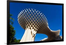 Mushroom structure, Metropol Parasol, Plaza De La Encarnacion, Seville, Andalusia, Spain-null-Framed Photographic Print