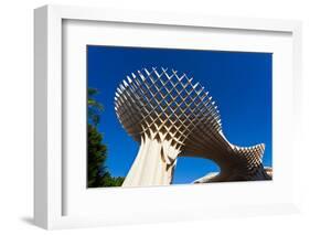 Mushroom structure, Metropol Parasol, Plaza De La Encarnacion, Seville, Andalusia, Spain-null-Framed Photographic Print