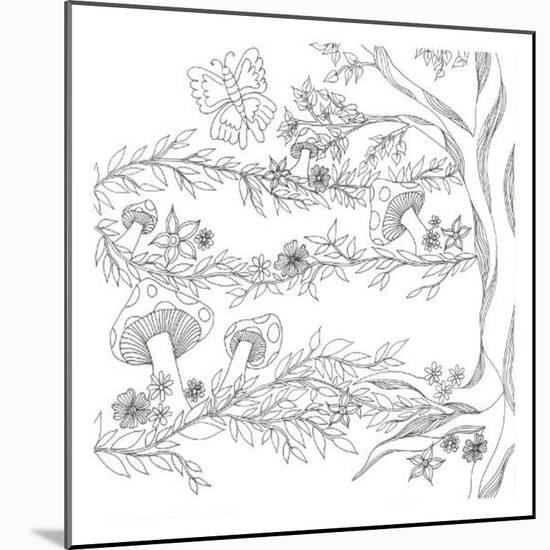 Mushroom Trees-Pam Varacek-Mounted Art Print