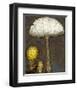 Mushroom yellow marbled Amanita-null-Framed Art Print