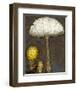 Mushroom yellow marbled Amanita-null-Framed Art Print