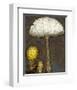 Mushroom yellow marbled Amanita-null-Framed Art Print