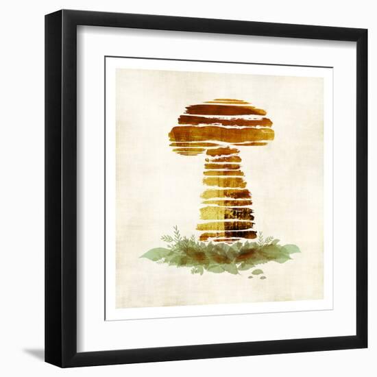 Mushroom-Kristin Emery-Framed Art Print