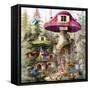 Mushroomland-Sasha-Framed Stretched Canvas