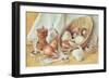 Mushrooms, Garlic, Shallots, 1992-Magda Clarke-Framed Giclee Print