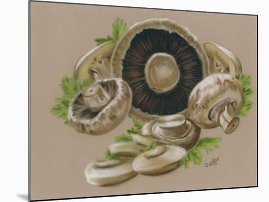 Mushrooms-Barbara Keith-Mounted Giclee Print