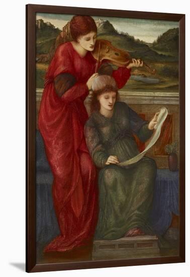 Music, 1877-Edward Burne-Jones-Framed Giclee Print