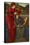 Music, 1877-Edward Burne-Jones-Stretched Canvas