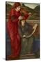 Music, 1877-Edward Burne-Jones-Stretched Canvas
