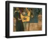 Music, 1895-Gustav Klimt-Framed Premium Giclee Print