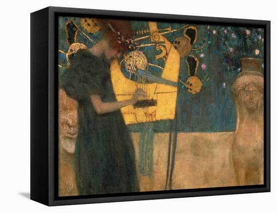 Music, 1895-Gustav Klimt-Framed Stretched Canvas