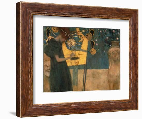 Music, 1895-Gustav Klimt-Framed Giclee Print