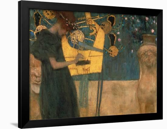 Music, 1895-Gustav Klimt-Framed Giclee Print