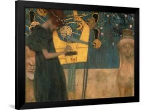 Music, 1895-Gustav Klimt-Framed Giclee Print