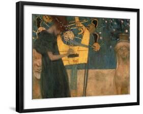 Music, 1895-Gustav Klimt-Framed Giclee Print