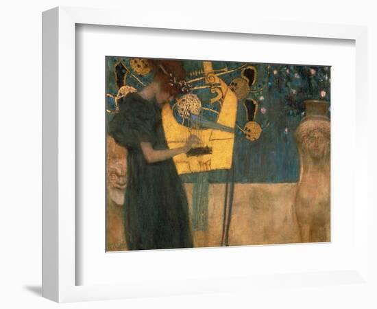 Music, 1895-Gustav Klimt-Framed Giclee Print