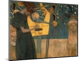 Music, 1895-Gustav Klimt-Mounted Giclee Print