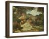 Music, 1904 (Oil on Canvas)-Robert Burns-Framed Giclee Print