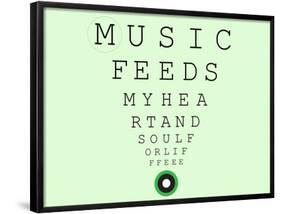 Music 4 Life 1-null-Framed Poster