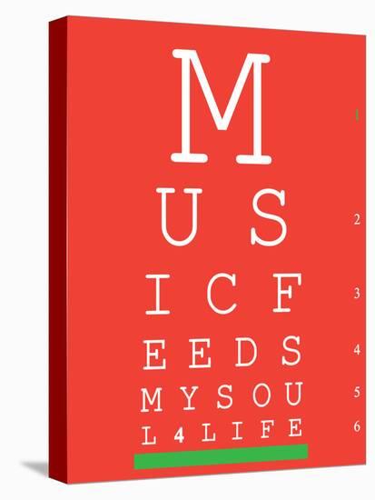Music 4 Life Eye Chart 1-null-Stretched Canvas