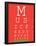 Music 4 Life Eye Chart 1-null-Framed Poster