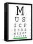 Music 4 Life Eye Chart 3-null-Framed Stretched Canvas