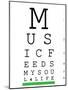 Music 4 Life Eye Chart 3-null-Mounted Poster