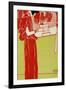 Music, A Woman Playing the Lyre-Gustav Klimt-Framed Giclee Print