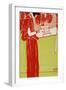 Music, A Woman Playing the Lyre-Gustav Klimt-Framed Giclee Print