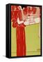 Music, A Woman Playing the Lyre-Gustav Klimt-Framed Stretched Canvas