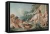 Music and Dance, 1740S (Oil on Canvas)-Francois Boucher-Framed Stretched Canvas