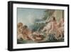 Music and Dance, 1740S (Oil on Canvas)-Francois Boucher-Framed Giclee Print