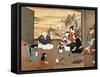 Music and Games-Hikone-Framed Stretched Canvas