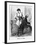 Music at Home!, 1880-George Du Maurier-Framed Giclee Print