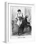 Music at Home!, 1880-George Du Maurier-Framed Giclee Print