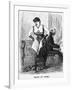 Music at Home!, 1880-George Du Maurier-Framed Giclee Print