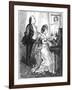 Music at Home, 1883-Fred Barnard-Framed Art Print