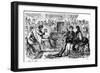 Music at Home, 1885-George Du Maurier-Framed Giclee Print