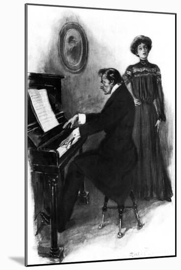 Music at Home, 1906-null-Mounted Art Print