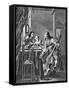 Music at Home 7th Century Musical Gathering-Jacob Durak-Framed Stretched Canvas