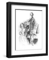 Music at Home - Boring Recital by Child-null-Framed Art Print