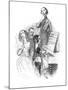 Music at Home - Boring Recital by Child-null-Mounted Art Print